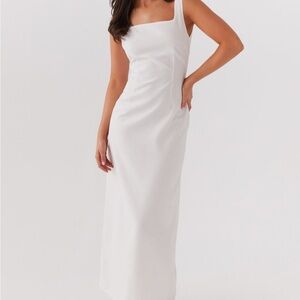 Melina Linen Maxi Dress